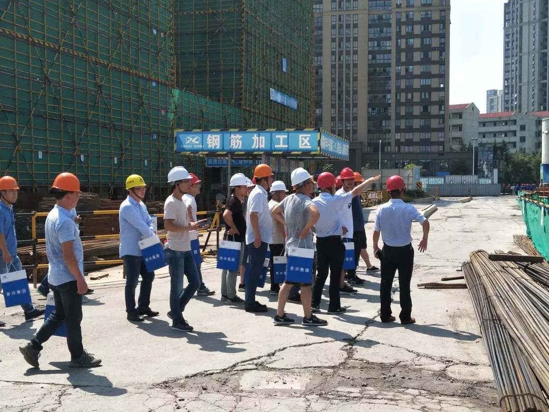 安吉縣建設局參觀小組來市陌4、5、6號地塊進行觀摩學習